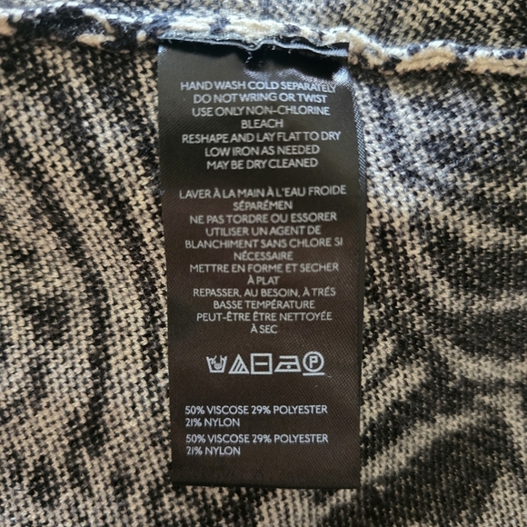 NWT By Anthropologie 3/4 Sleeve Ruffled Sweater Knit Dress, Size XL - Picture 10 of 10